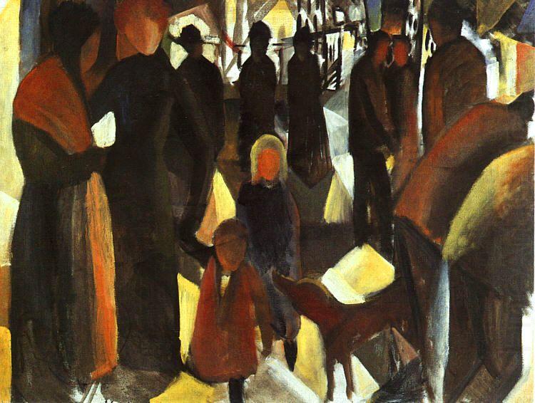 August Macke Leave Taking china oil painting image